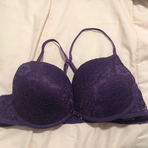 Purple bra